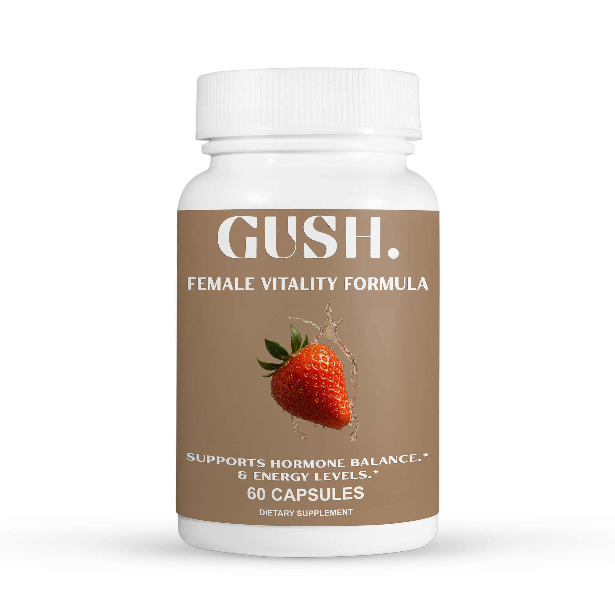 Gush - women's vitality and hormone balancing supplement to help with PMS from Cerebellux